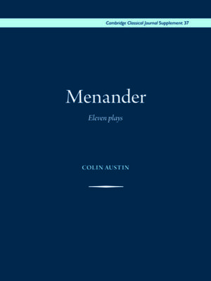 cover image of Menander